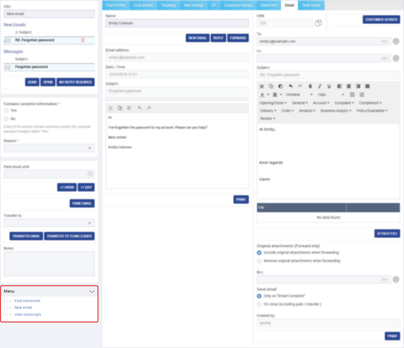 Highlighting where on the cusomter window interface you can view transcripts. Highlighting where on the cusomter window interface you can view transcripts.